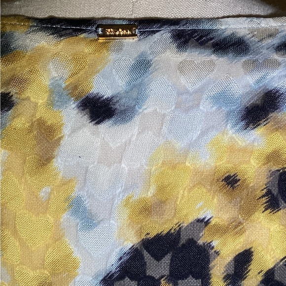 St. John short sleeve silk blouse size medium - Picture 6 of 11